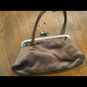 Small brown clutch